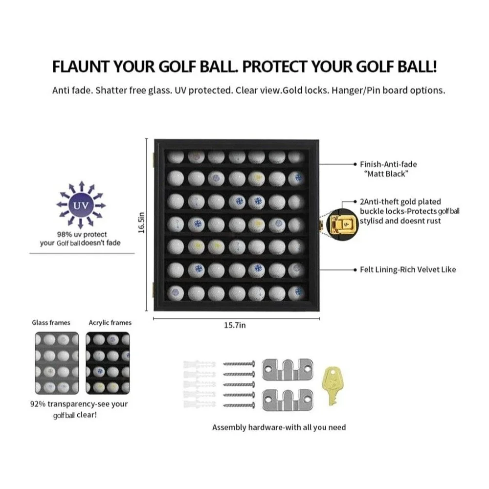 KC Rasan 49 Golf Ball Display Case